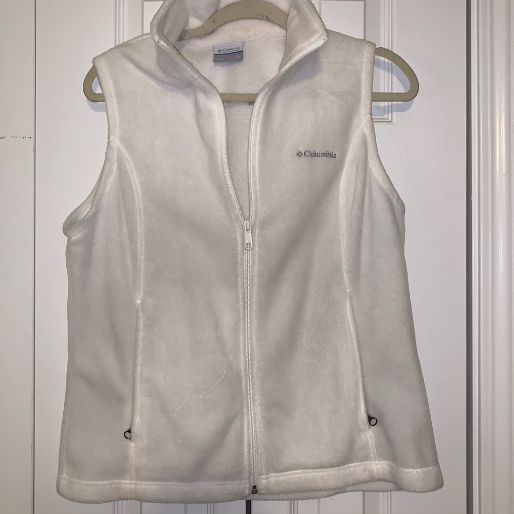 Columbia white vest